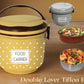Food Carrier Lunch Box 2in1 Under Mini Steel Box