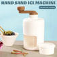 Summer Ice Crusher, Home Manual Ice Crushers Tool, Handheld Snow Manual Crushing Ice Machine, Multifunctional Hand Block Shaved Ice Device, Portable Small Manual Smoothie Ice Maker Kitchen Tools, Portable Snow Cone Machine