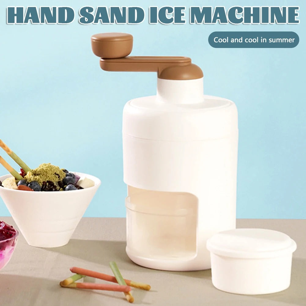 Summer Ice Crusher, Home Manual Ice Crushers Tool, Handheld Snow Manual Crushing Ice Machine, Multifunctional Hand Block Shaved Ice Device, Portable Small Manual Smoothie Ice Maker Kitchen Tools, Portable Snow Cone Machine