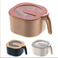 4 Portion Masala Box with 4 Plastic Spoons and Transparent LID Cover