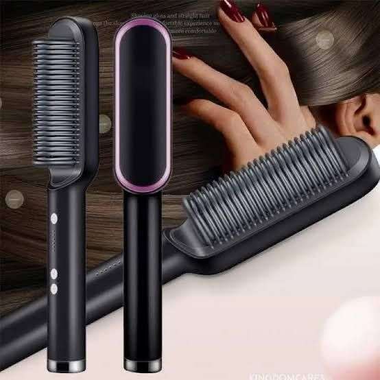 Professional 909 brush hair straightener