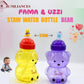 Bear Shape straw water bottle