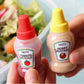 Mini Sauce Bottles for Lunch Box (2 Pcs)