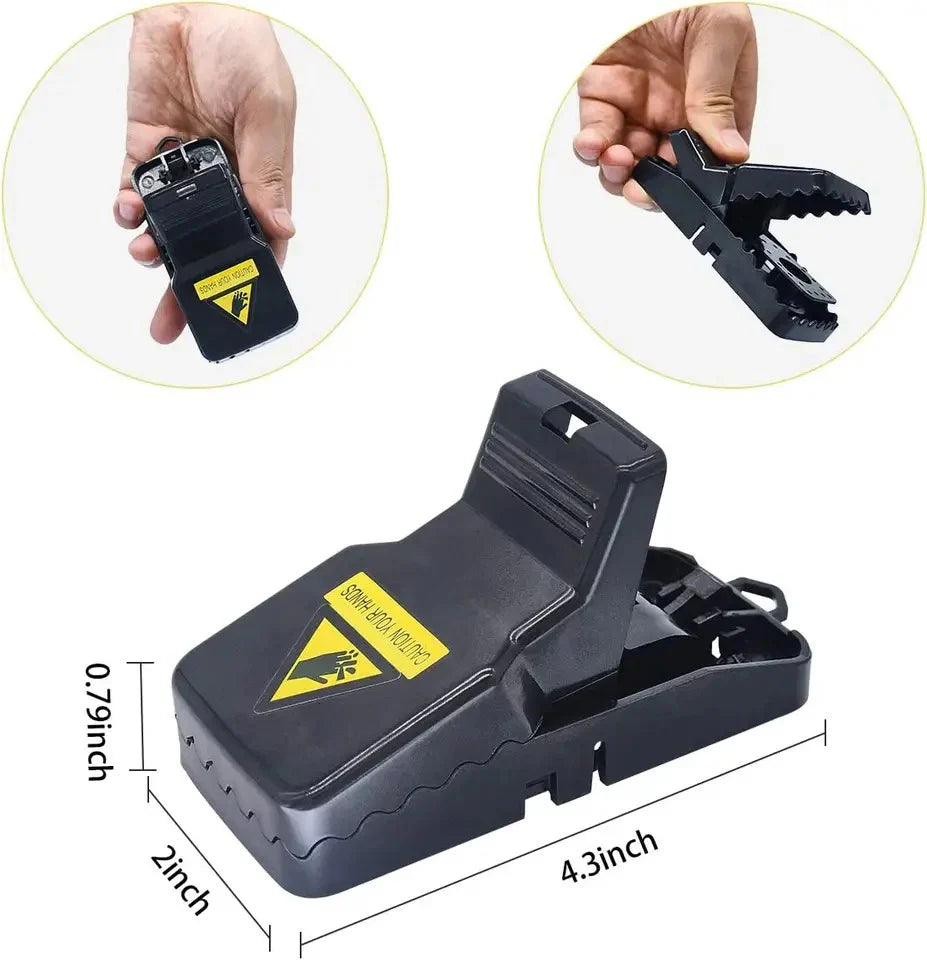 Heavy Duty Plastic Mouse Trap Rat Catcher -
