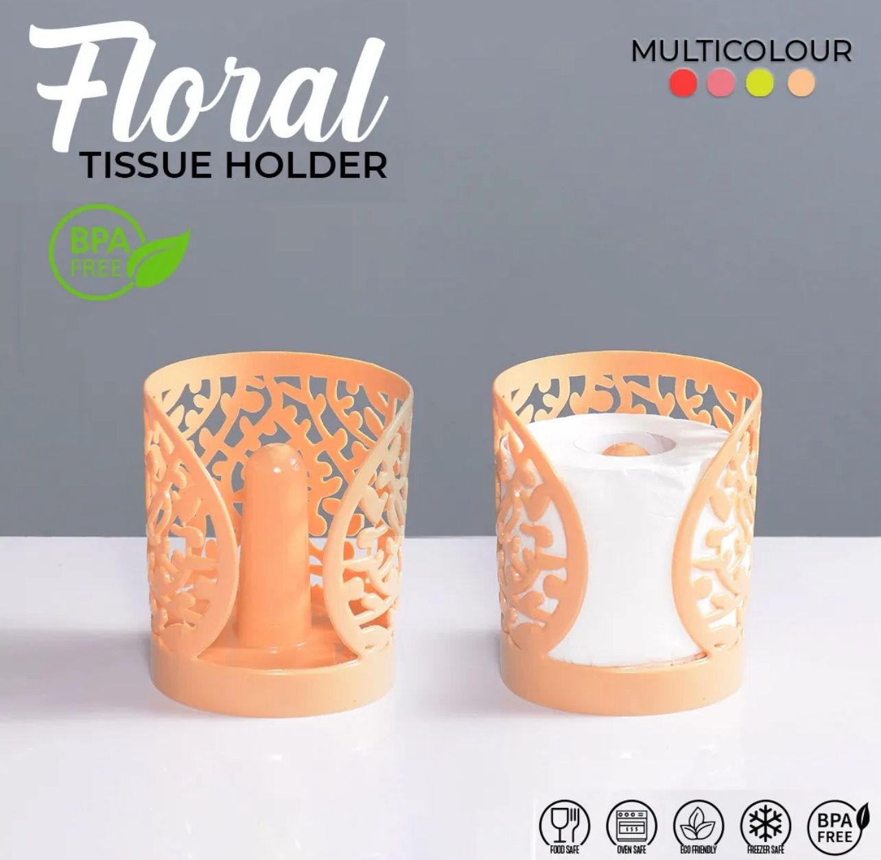 Premium Floral Tissue Holder