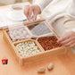 Square dry fruit tray