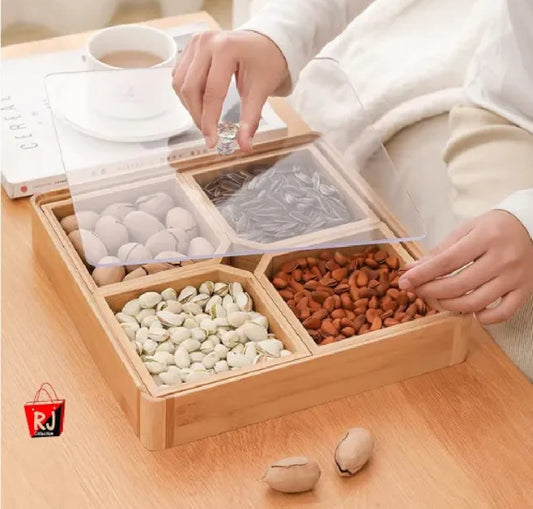 Square dry fruit tray