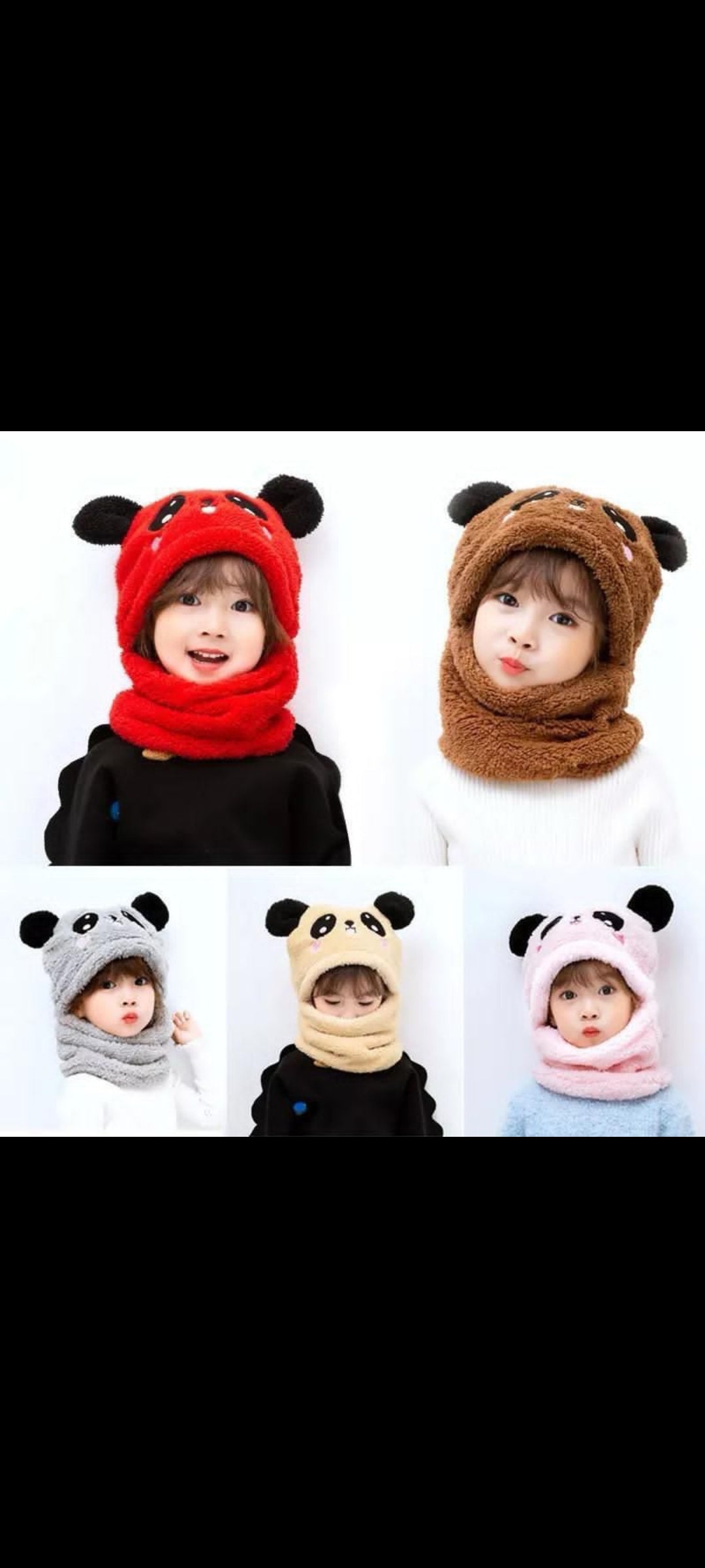 Kids Bear Winter Cap