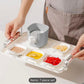 6 pcs Dipping plate barbecue vinegar plate seasoning dry plate spit bone plate