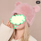 Cute Bear Fur Winter Warm Woolen Cap