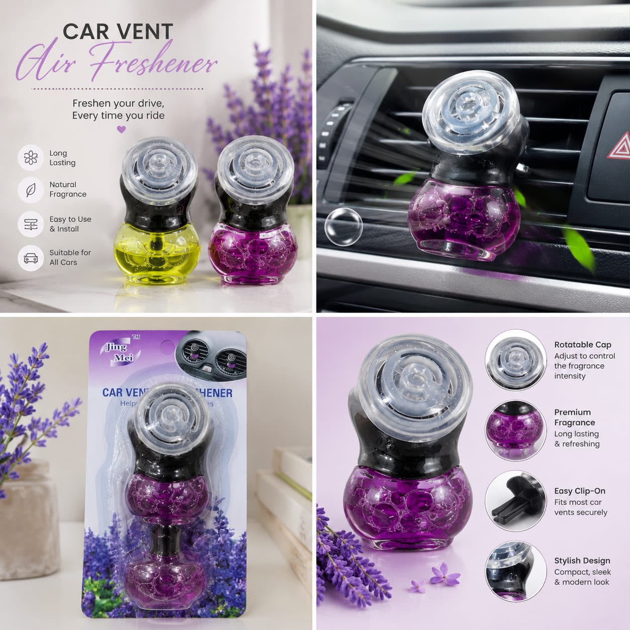 Stylish car vent air freshener