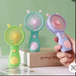 Mini snail-style portable fan