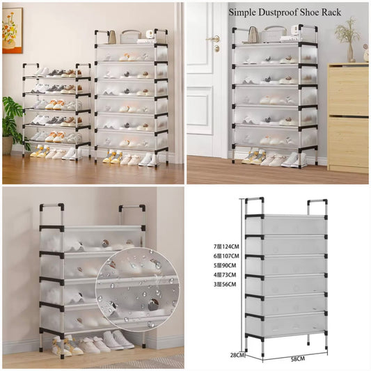 Dustproof Shoes Rack 5 Layer