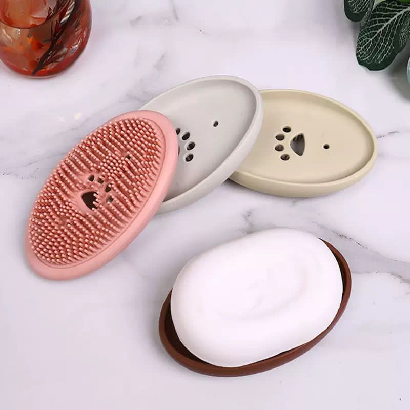 Silicon soap dish