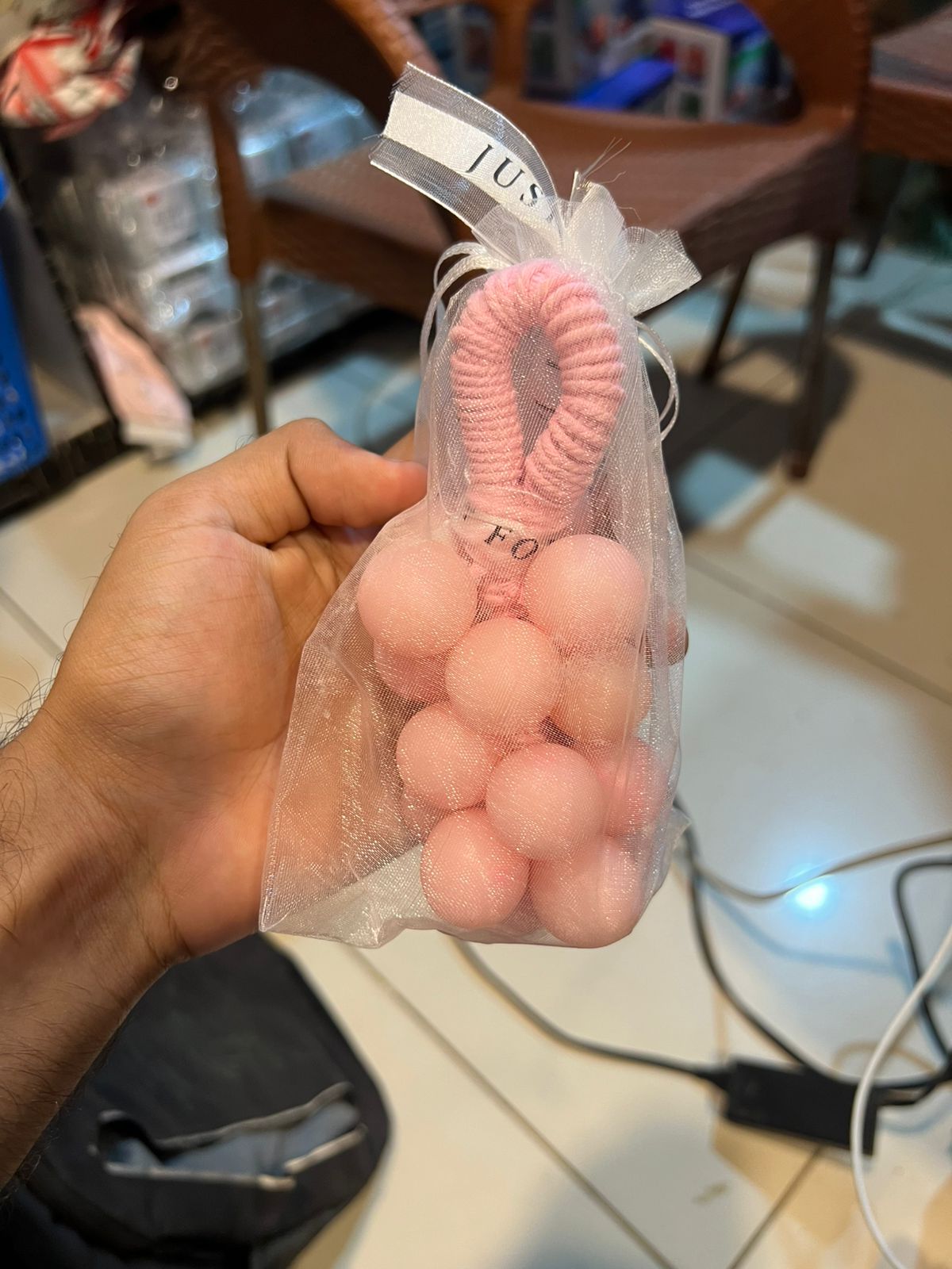 Dual-purpose fragrant grape soap and air freshener