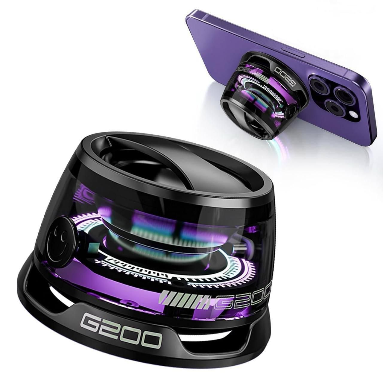 Mini Mobile Holder & Bluetooth Magnetic Speaker
