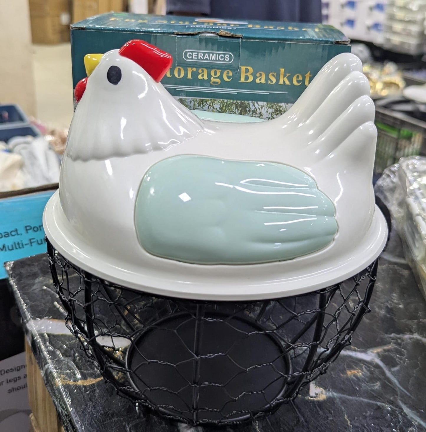 Iron Portable Multi Functional Egg  Basket  🥚 🧺