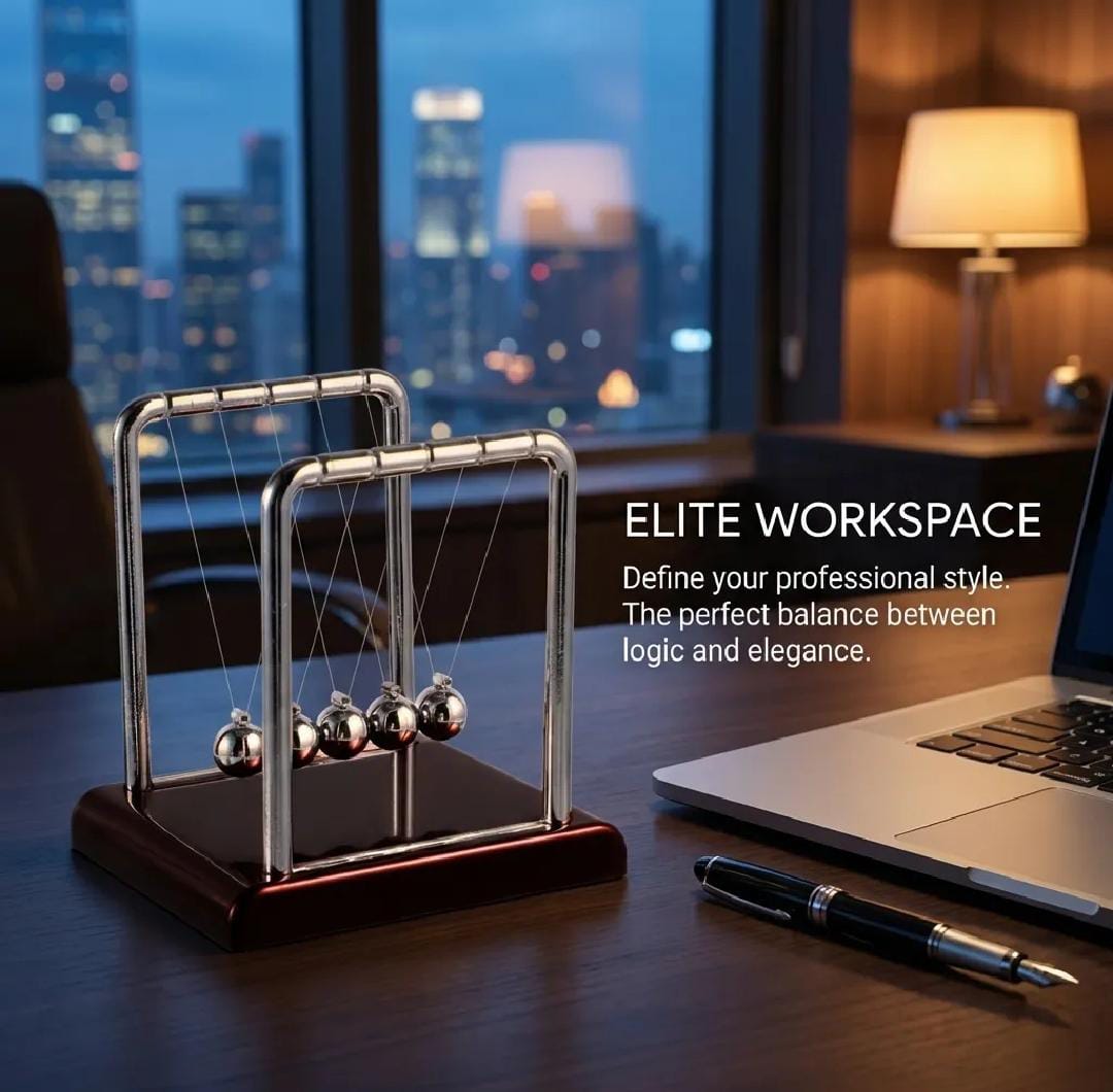 Sealive Newton's Cradle Large Heavy Duty Steel Balls