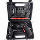 47-Piece Rechargeable Electric Screwdriver Kit