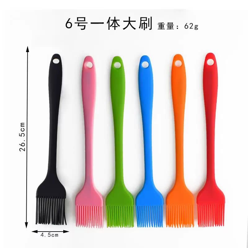 Silicone oil brush