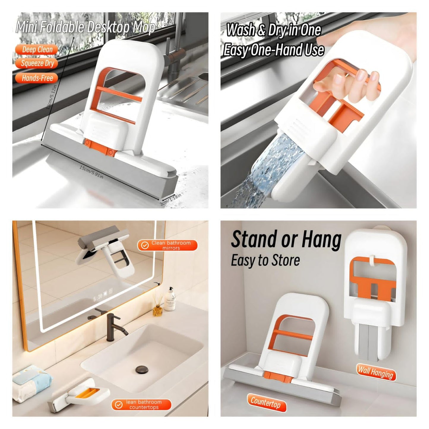 Portable Hand Free Mini Mop Box Packing