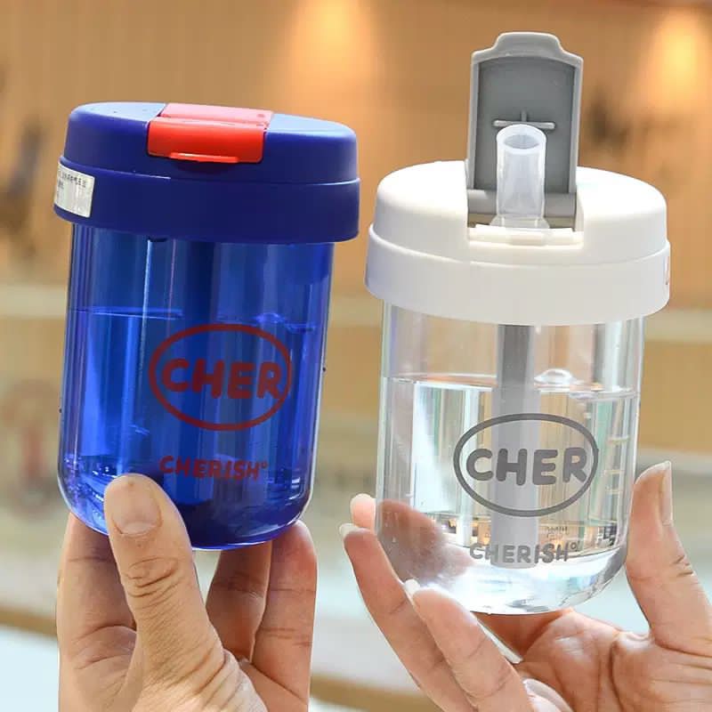 Net red straw plastic water cup female student