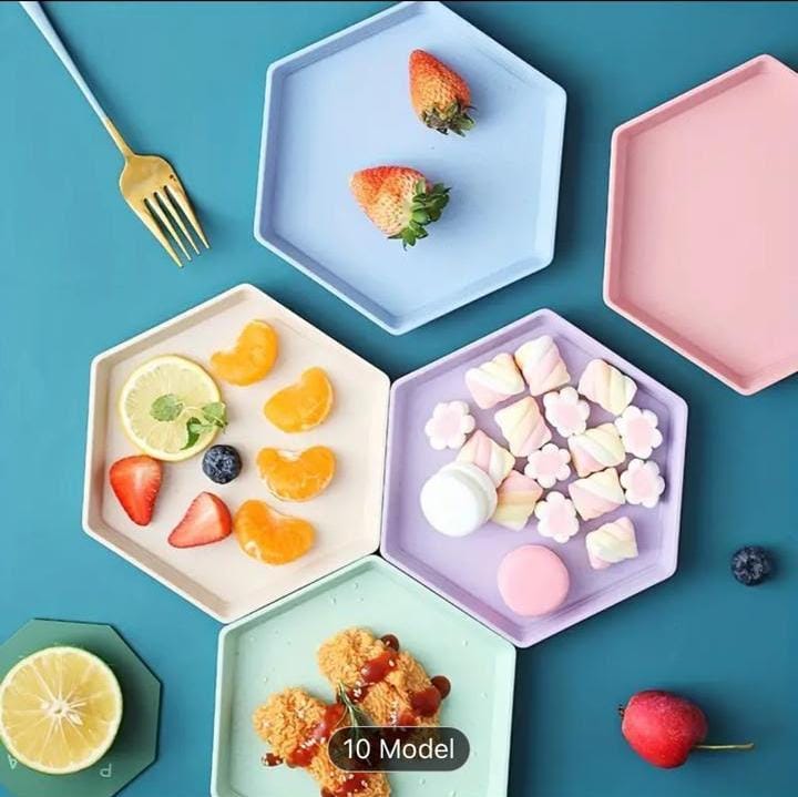 5 Pcs Plate Set
