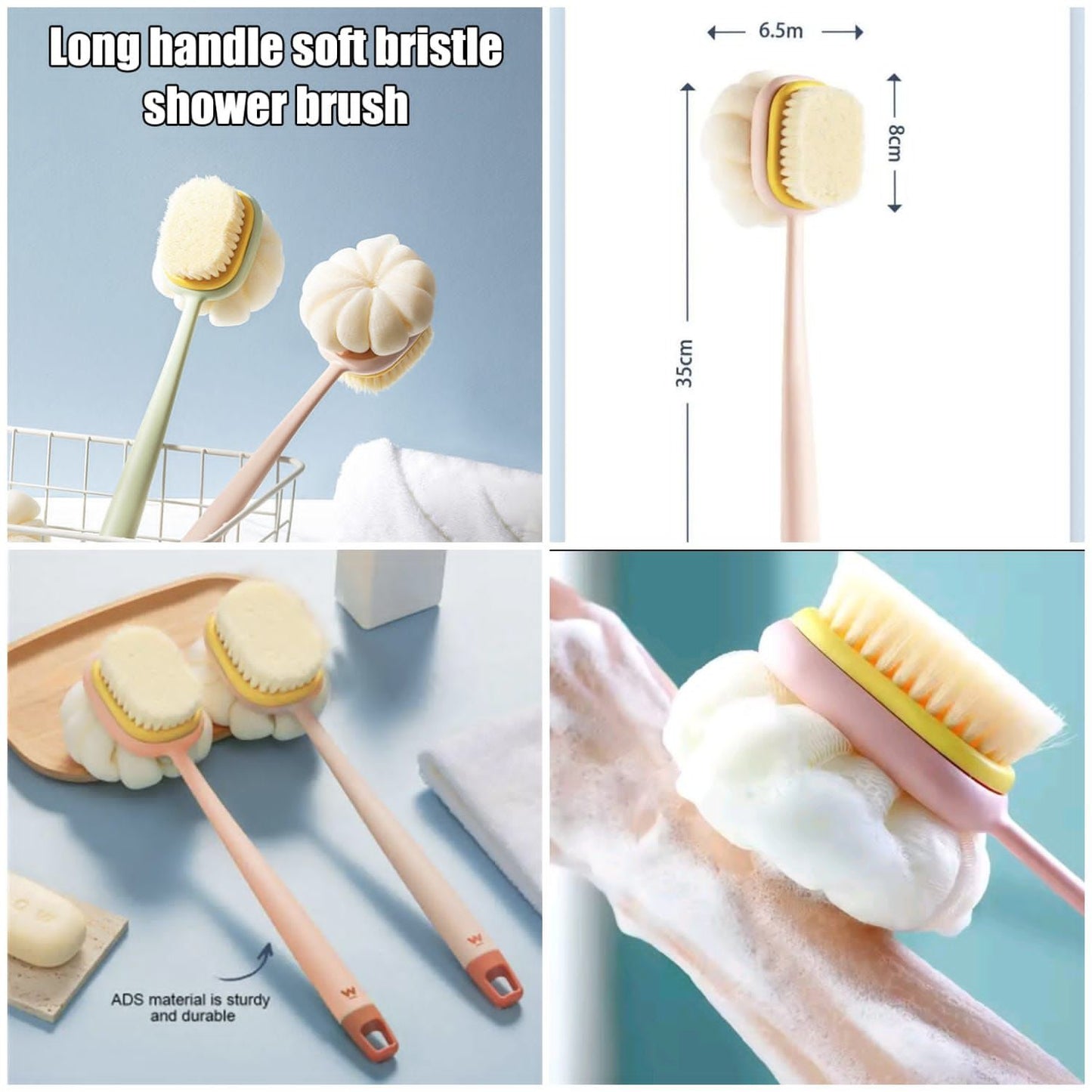 Body scrubber brush
