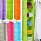 Closet organizer hanging storage bag wardrobe cloth organizer five layers shelf foldable clothing bag