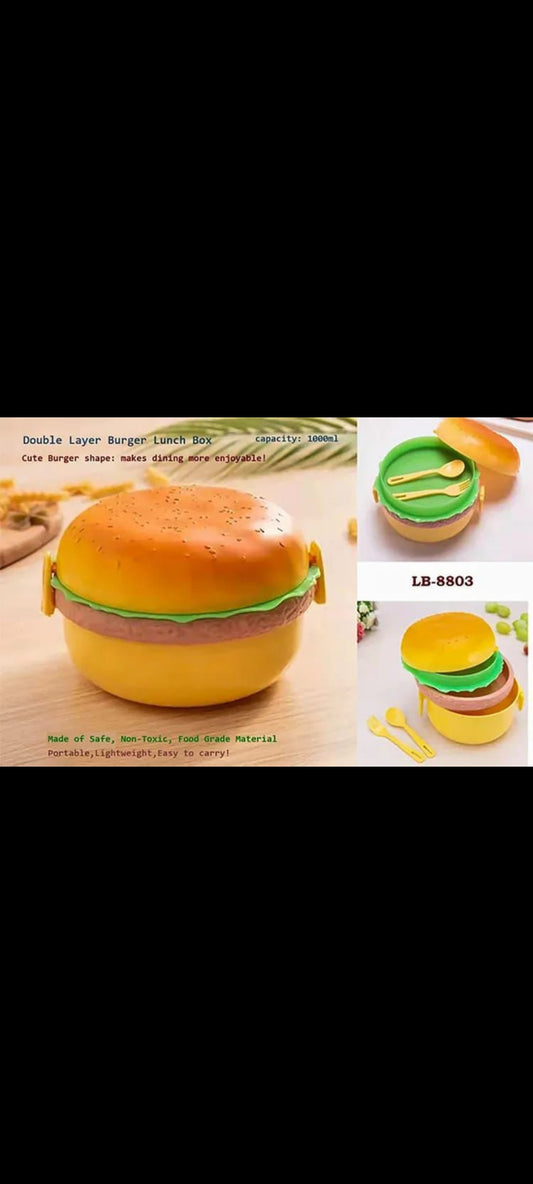 Burger Shape Lunch Box