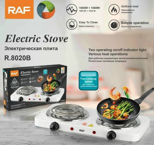 Raf Electric Double Stove
