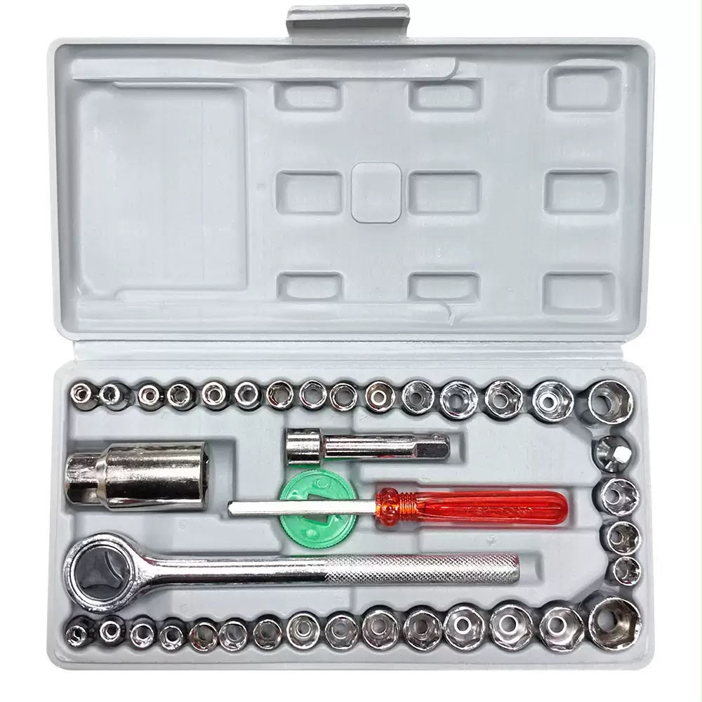 40-Piece Tool Set, Socket Wrench