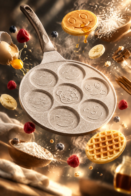 7 postion fry pan