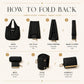 Foldable Keychain Tote Bag with Compact Leather Case