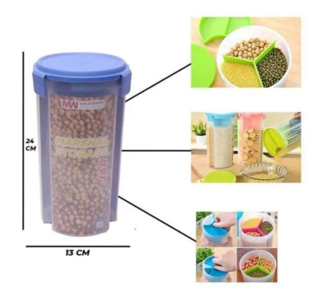 Maxware Household Marshal Storage Jar 2200 ml - Large Capacity Kitchen Organizer