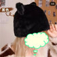 Cute Bear Fur Winter Warm Woolen Cap