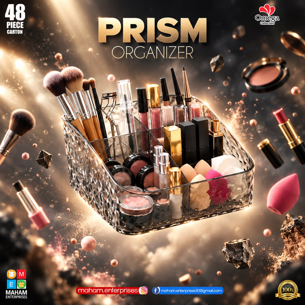 Cosmetic Organizer Lipstick Stand Holder with Removable Drawers and Display