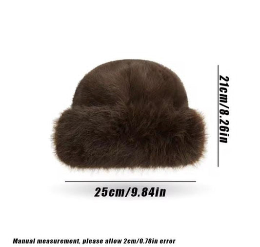*New Fluffy Bucket Winter Hat For Women*