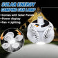 New 2026 Solar football Powered Camping Fan Light