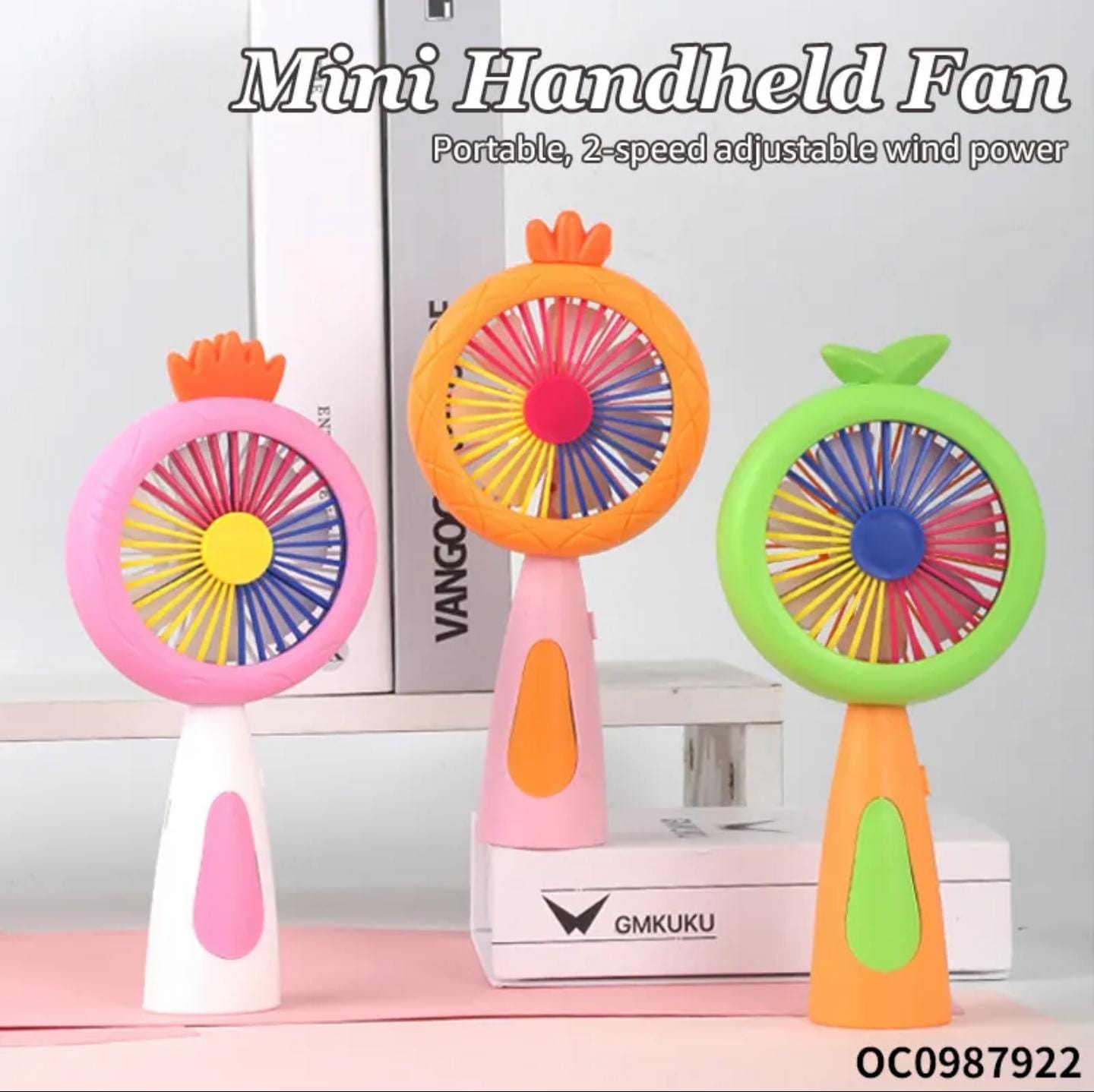Mini Colorful Fan With Light