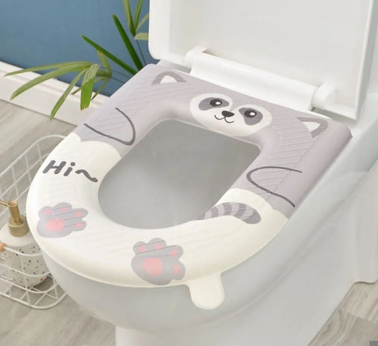 Cartoon With Handle EVA Toilet Seat Cover Universal Waterproof Toilet Seat