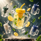 Stay refreshed in style with this 500ML glass sipper
