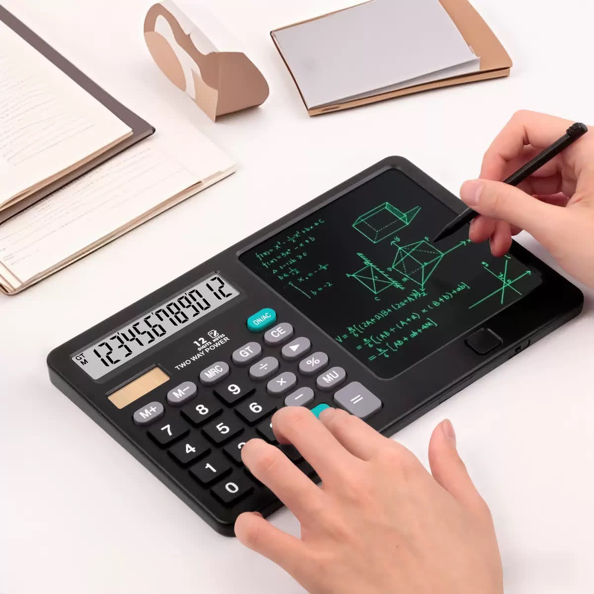 Writing Board Calculator Office Accounting Student