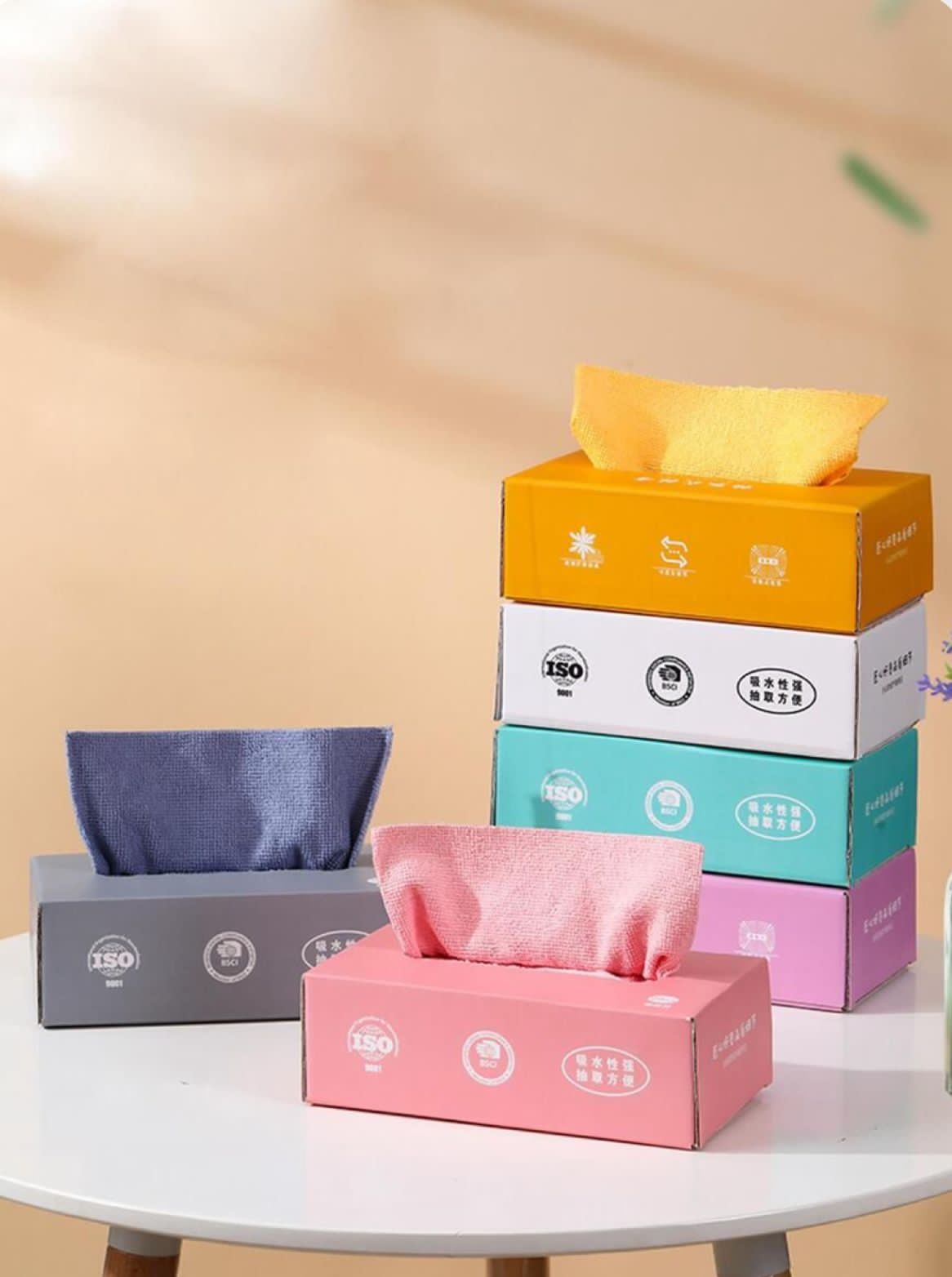 Disposable dishcloth kitchen dishwashing towel absorbent cleaning cloth kitchen 20 pcs per box