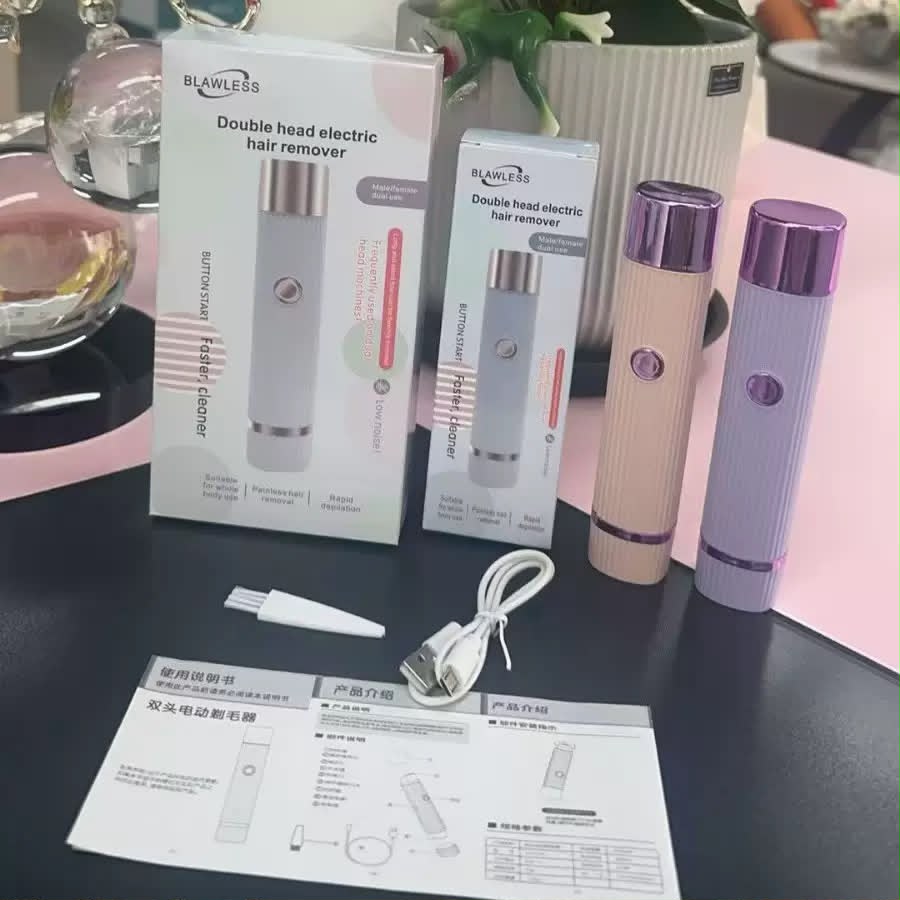 2 in 1 Dual Head Shaver Women, Electric Bikini Trimmer