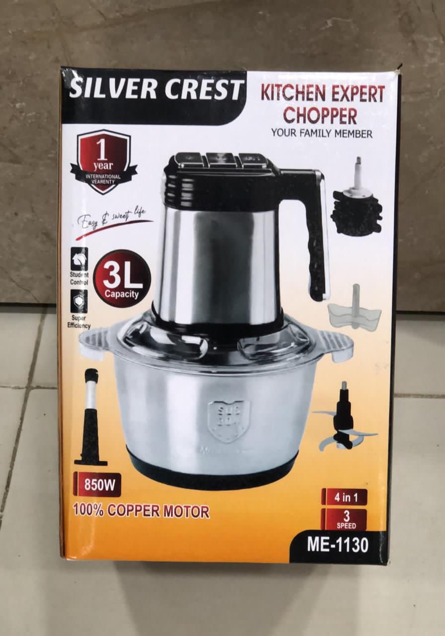 All-in-One  Control Electric Chopper with Manual Push Chopper