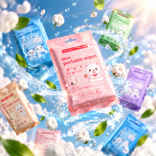 Cleaning Mini Packed Wipes