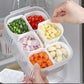 6-In-1 Kitchen Storage Box, Reusable Refrigerator Fruit, Food Fresh-Keeping Drain Box  fresh-Keeping Box Food Container
