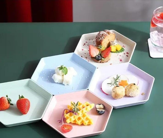5 Pcs Plate Set