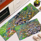 2 PC set kitchen mat